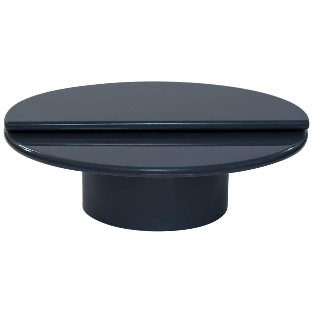 Modern Round Swivel-Top Coffee Table