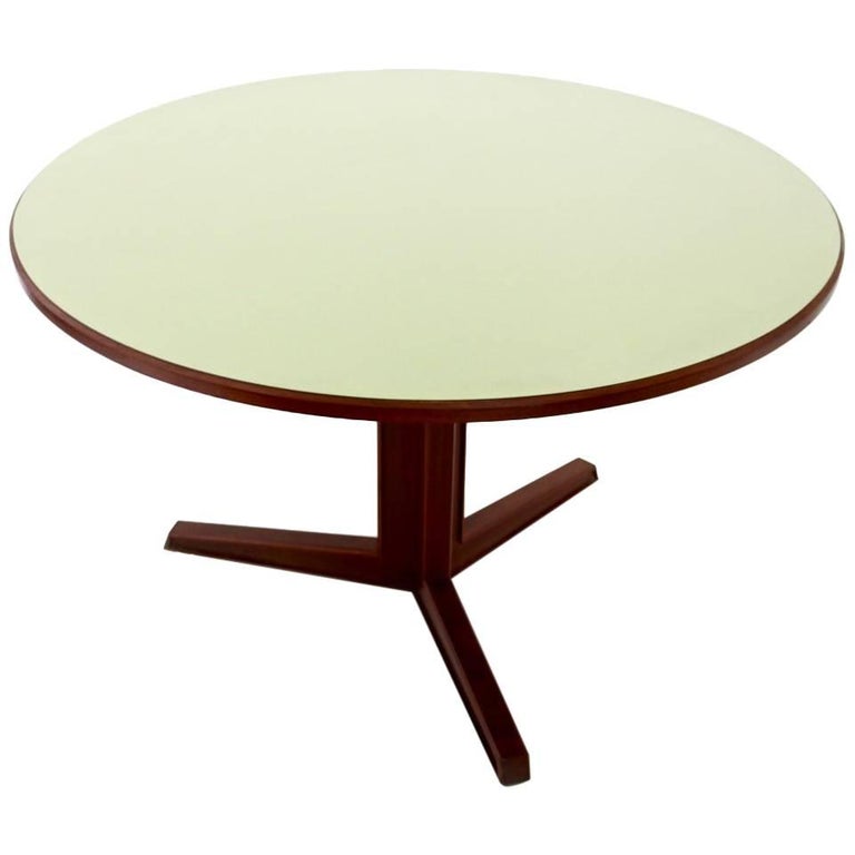 Formica Dining Table Italy 1970s, Round Formica Kitchen Table
