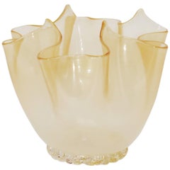 Small Gold Murano Glass Bowl, circa 1960