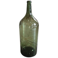 Antique French Handblown Wine Bottle