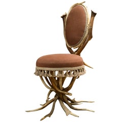 Antique Very Unusual Hunting Chair, France, Late 19th Century
