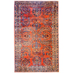 Antique Early 20th Century Sarouk Rug