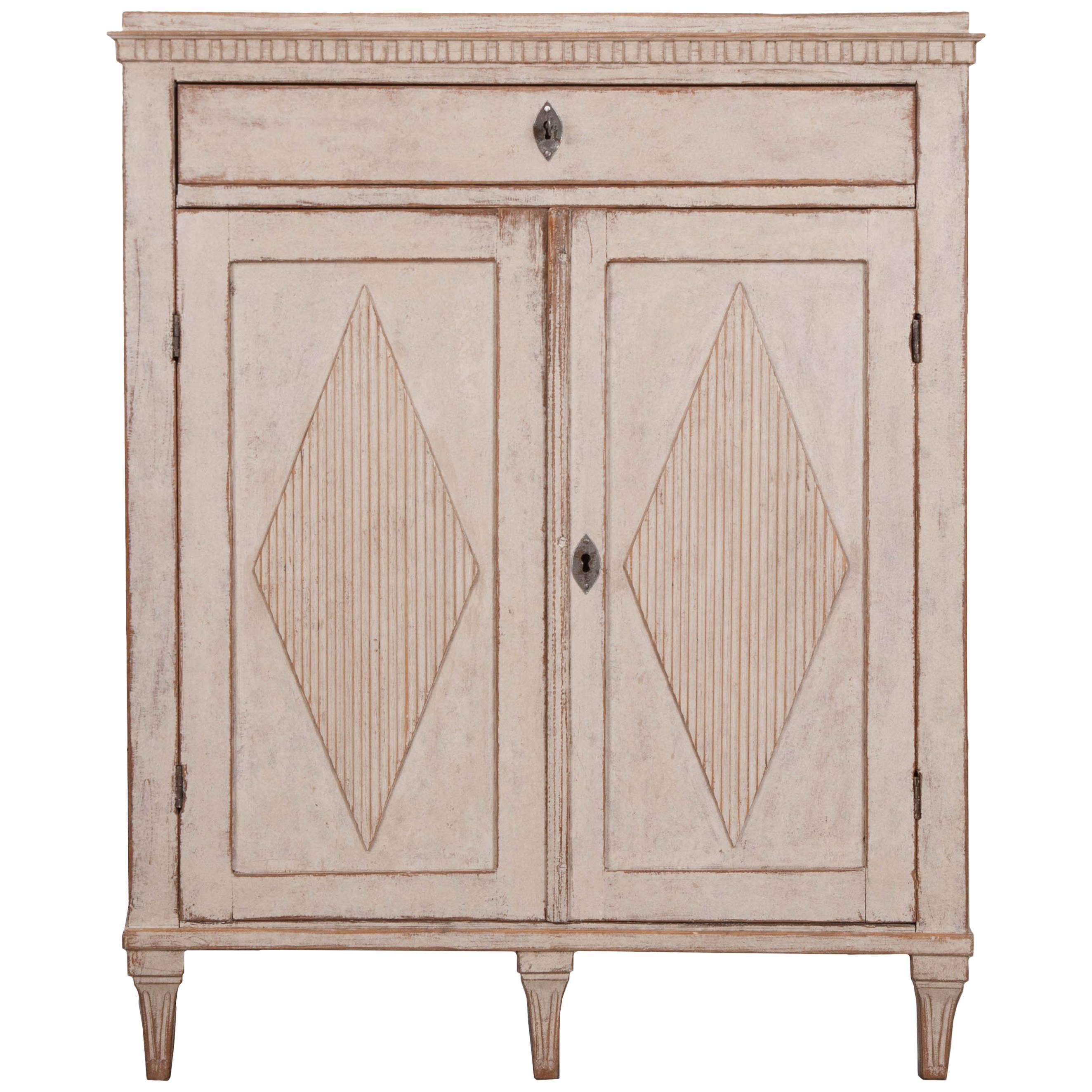 Early 19th Century Swedish Gustavian Painted Buffet