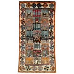 Vintage Persian Bakhtiari Rug
