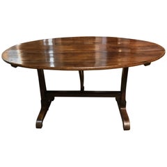 19th Century Walnut Wine Tasting Table