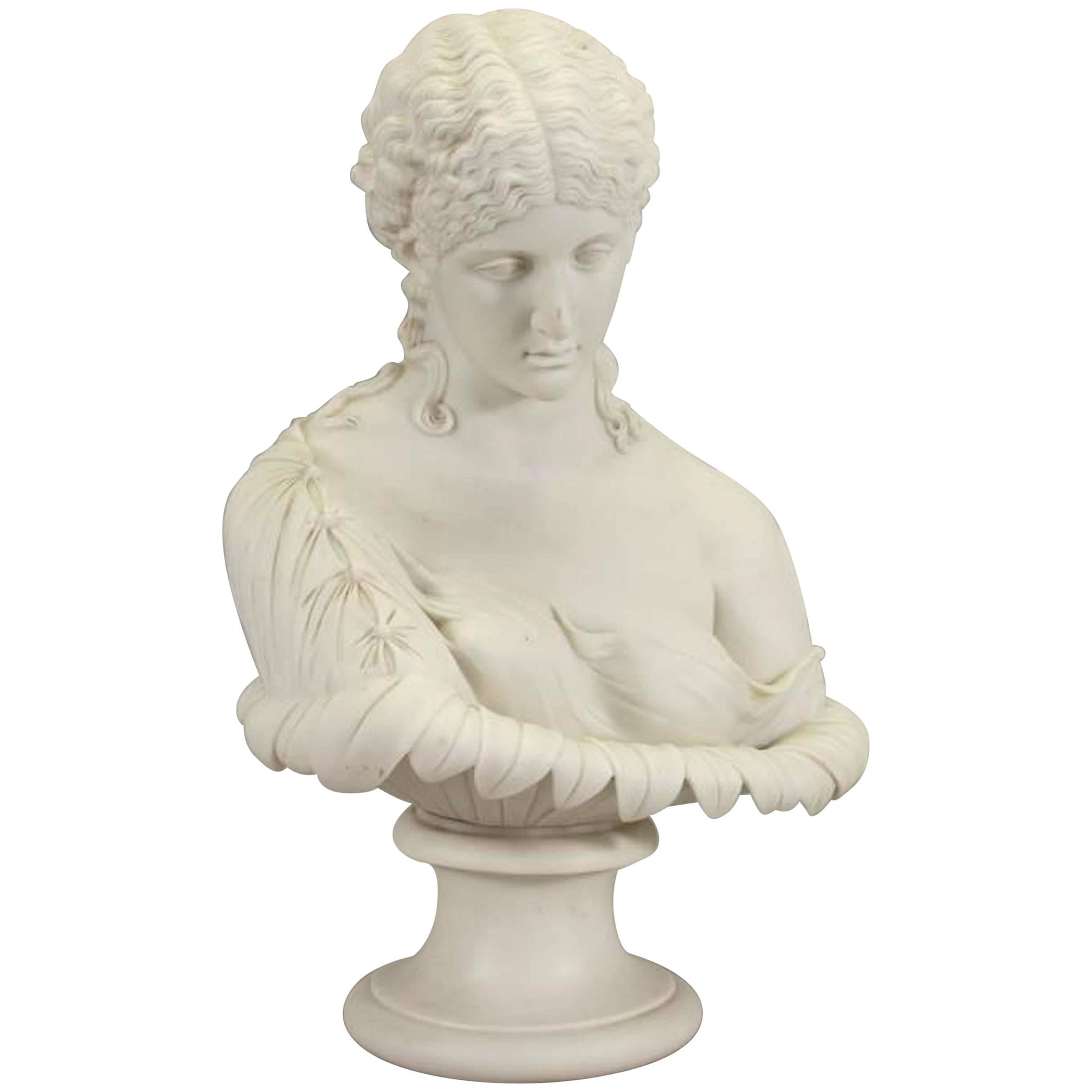 A Copeland Attributed Parian Bust of Clytie