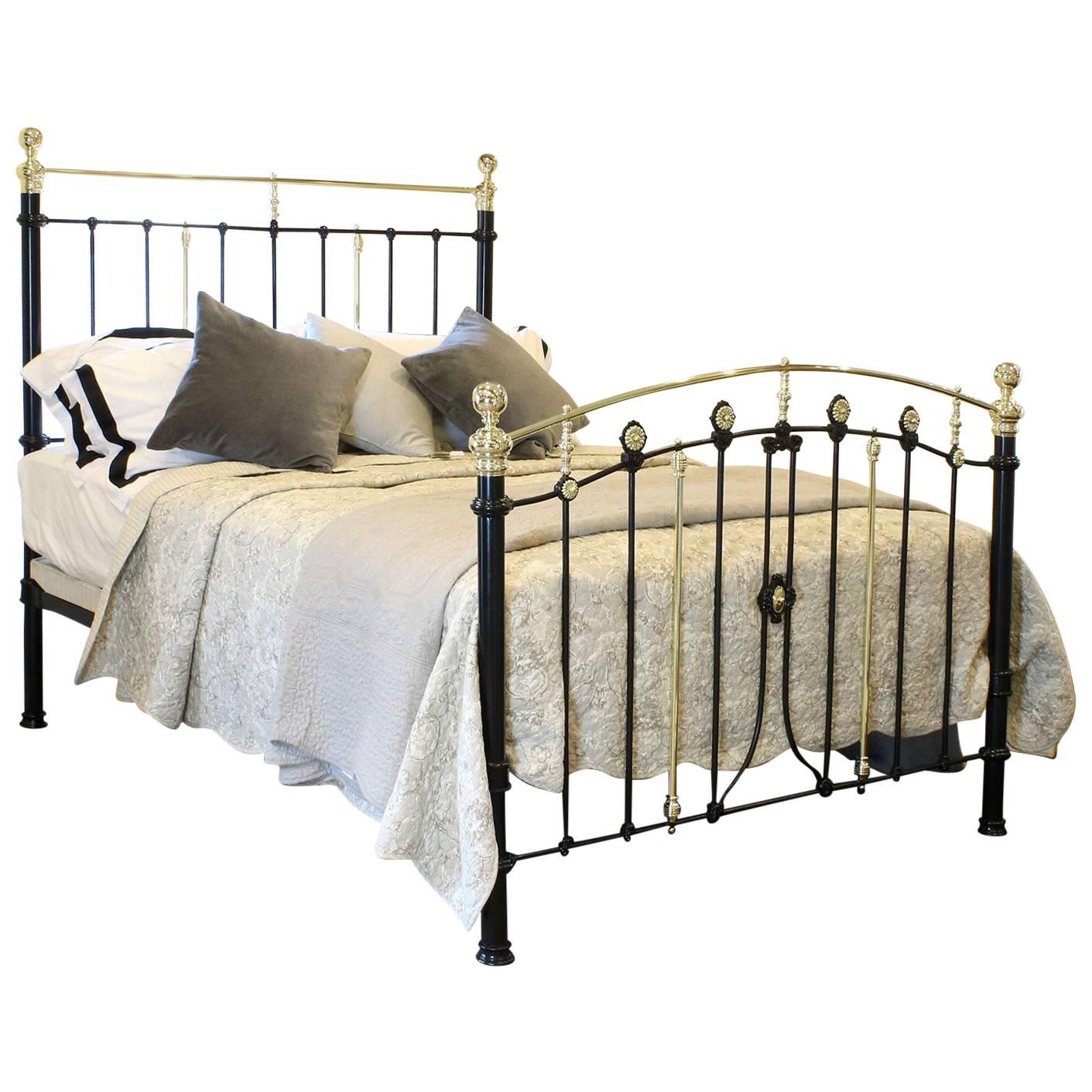 Decorative Black Brass and Iron Bed, MK130