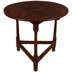 Antique Oak Cricket Table