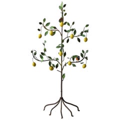 Vintage Italian Tole Lemon Tree