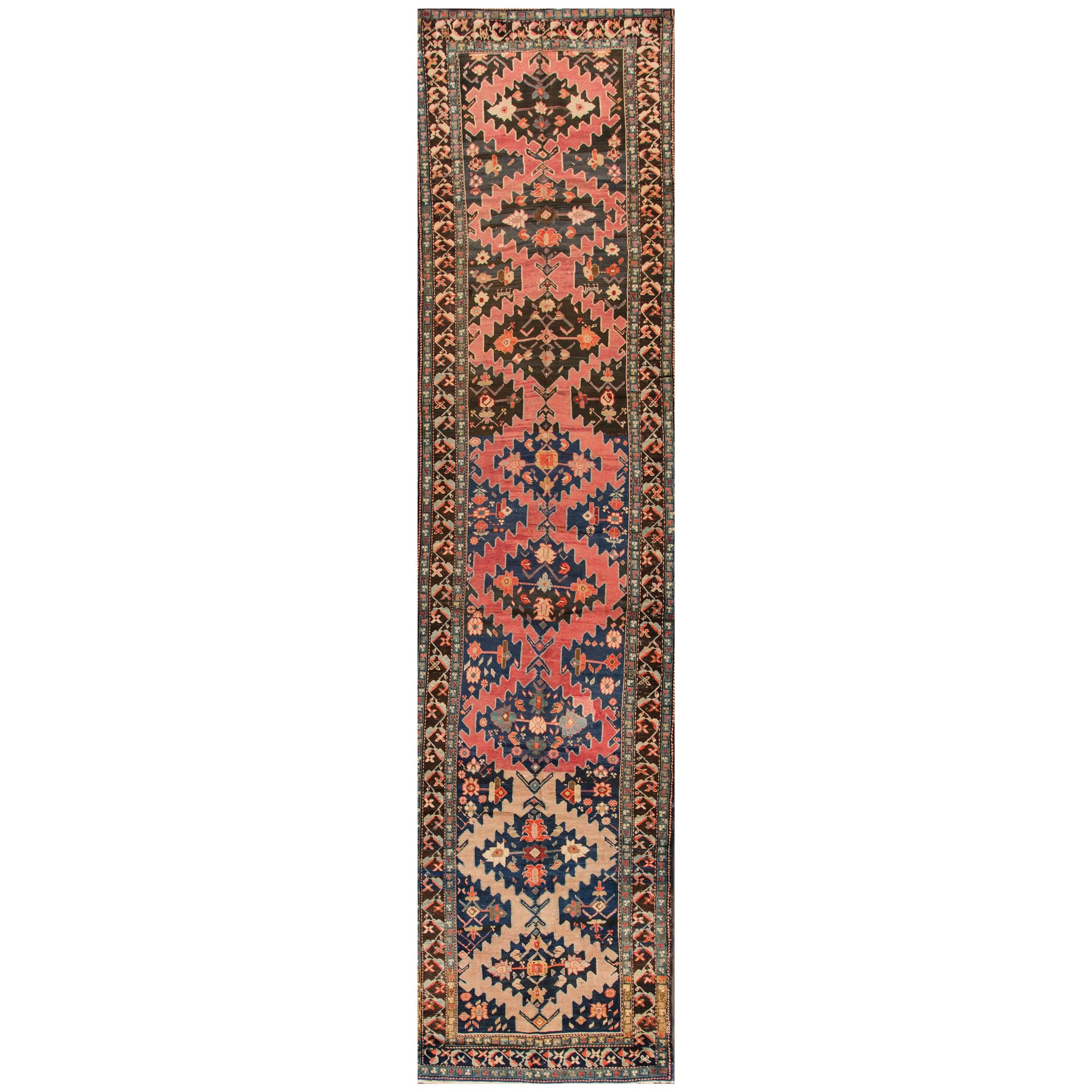Early 1900s Multicolored Russian Karabagh Rug For Sale