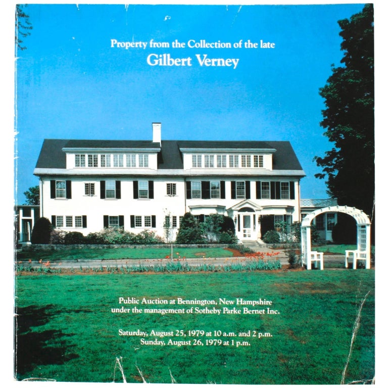 Sotheby's: Property from the Collection of the Late Gilbert Verney, 1979 For Sale