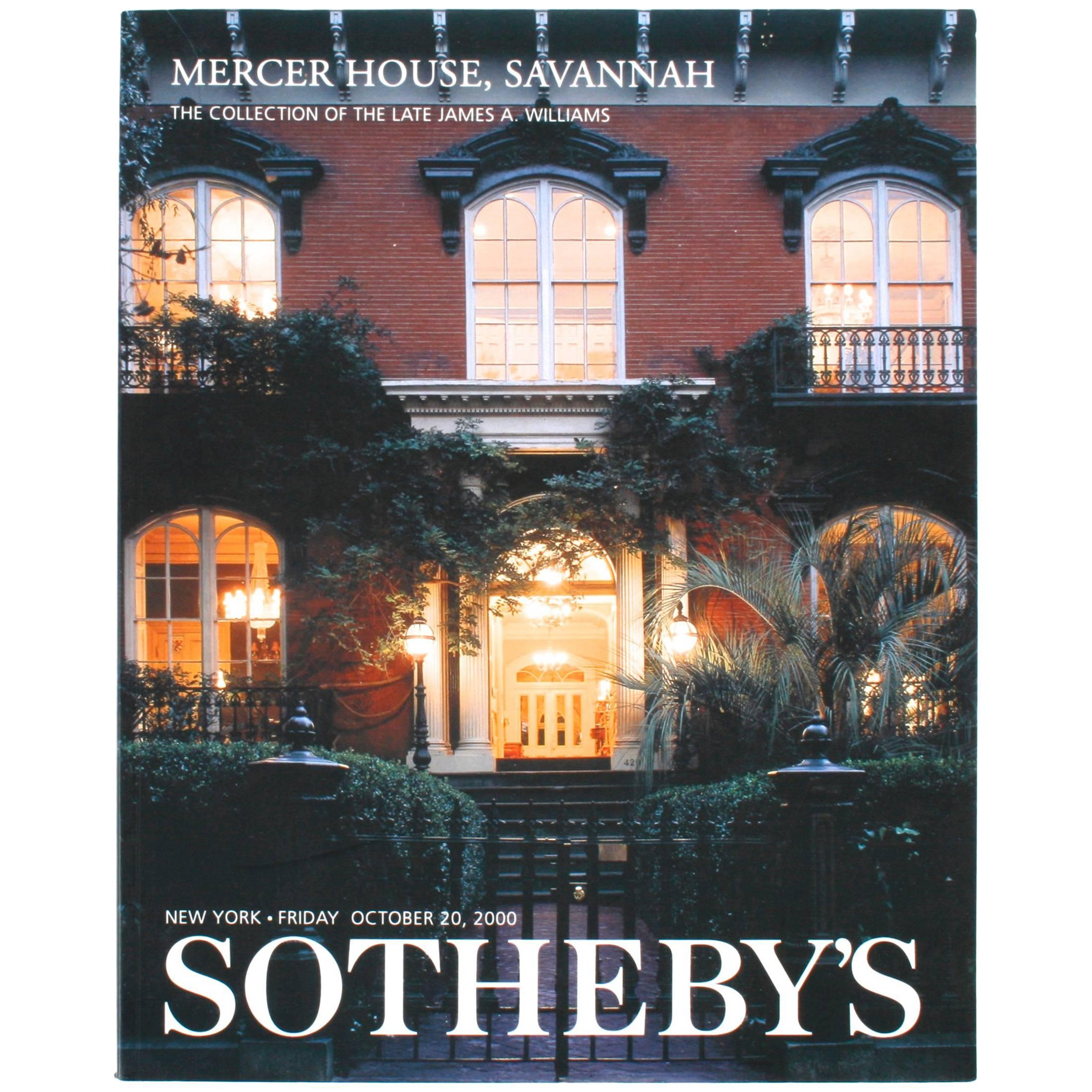 Sotheby's Mercer House, the Collection of the Late James A. Williams, 2000
