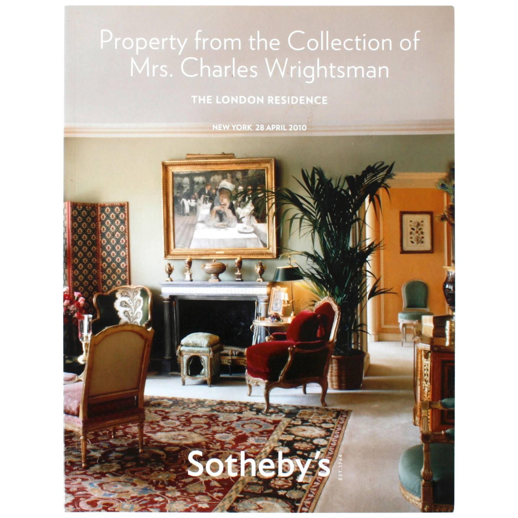 Sotheby's Property from Collection of Mrs. Charles Wrightsman, London Residence
