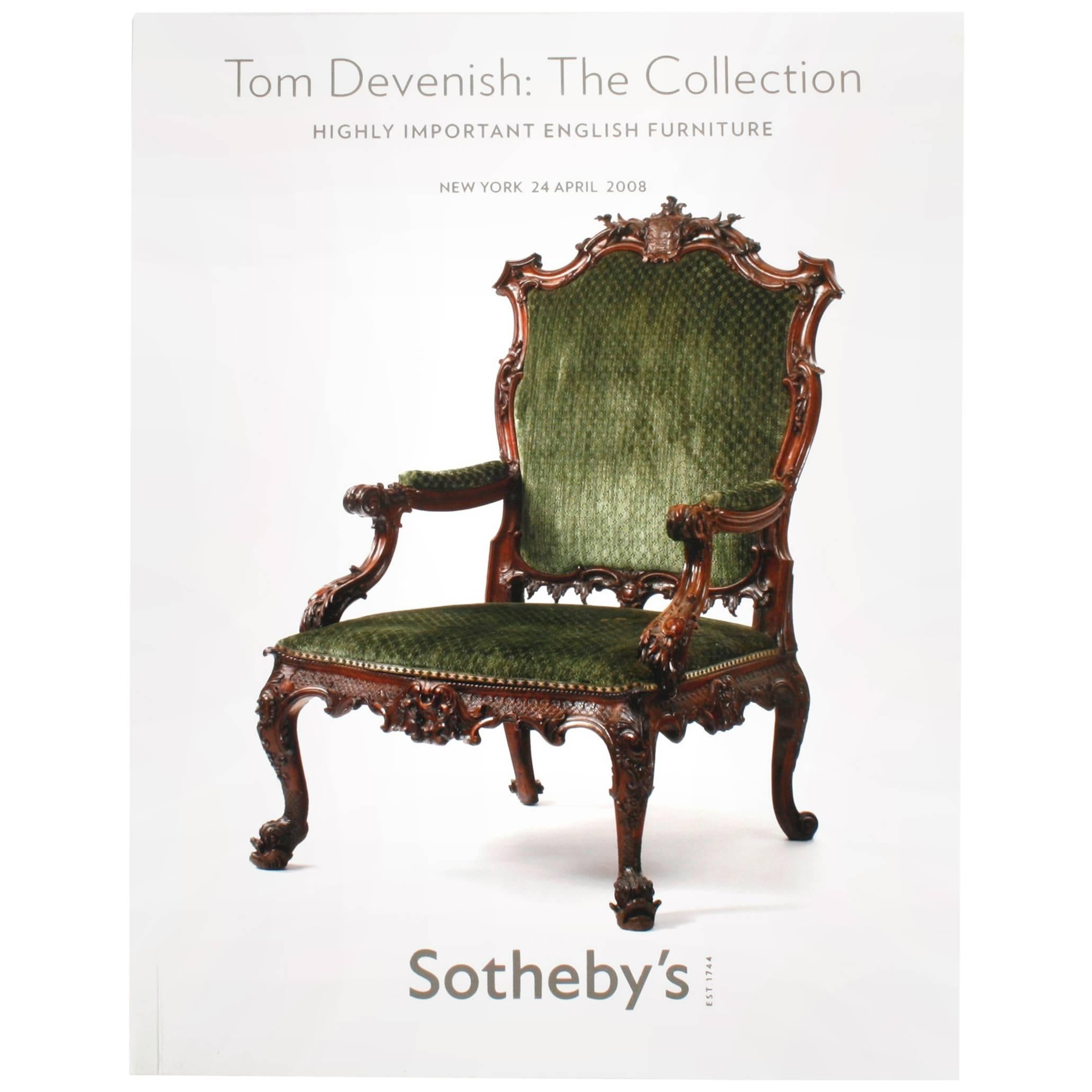 Sotheby's, Tom Devenish Collection of Important English Furniture, 2008