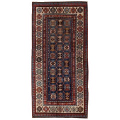 Handgefertigter antiker kaukasischer Talish-Teppich, 1880er Jahre, 1B514