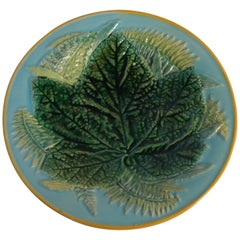 Antique George Jones Majolica Plate, circa 1875