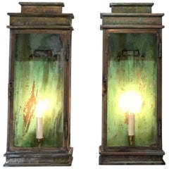 Pair of Wall Hanging Lanterns