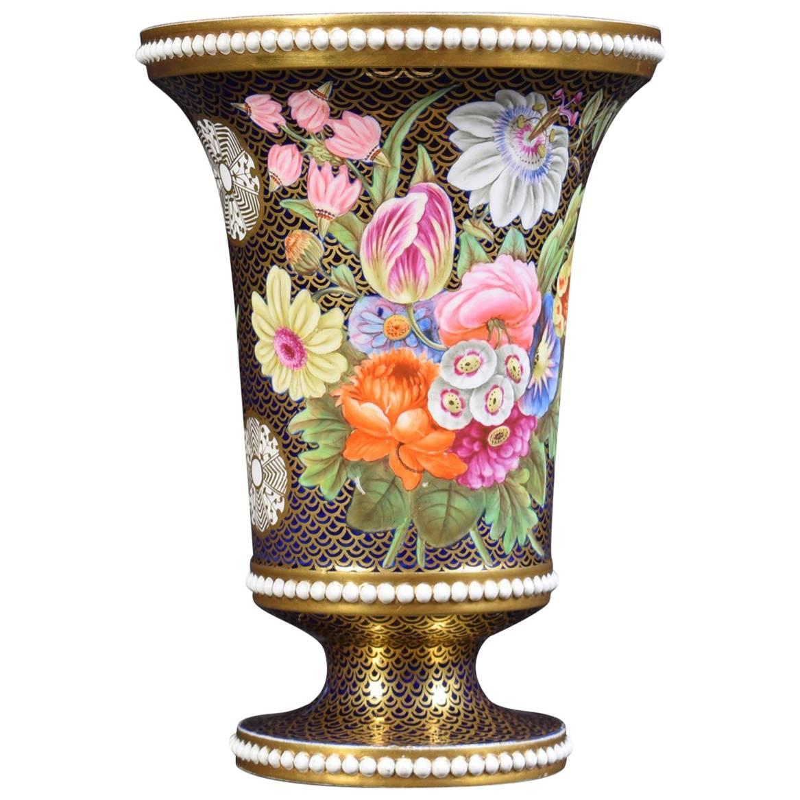 Regency Period Spode Porcelain Spill Vase