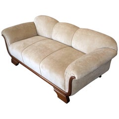 Art Deco German Oak Sofa