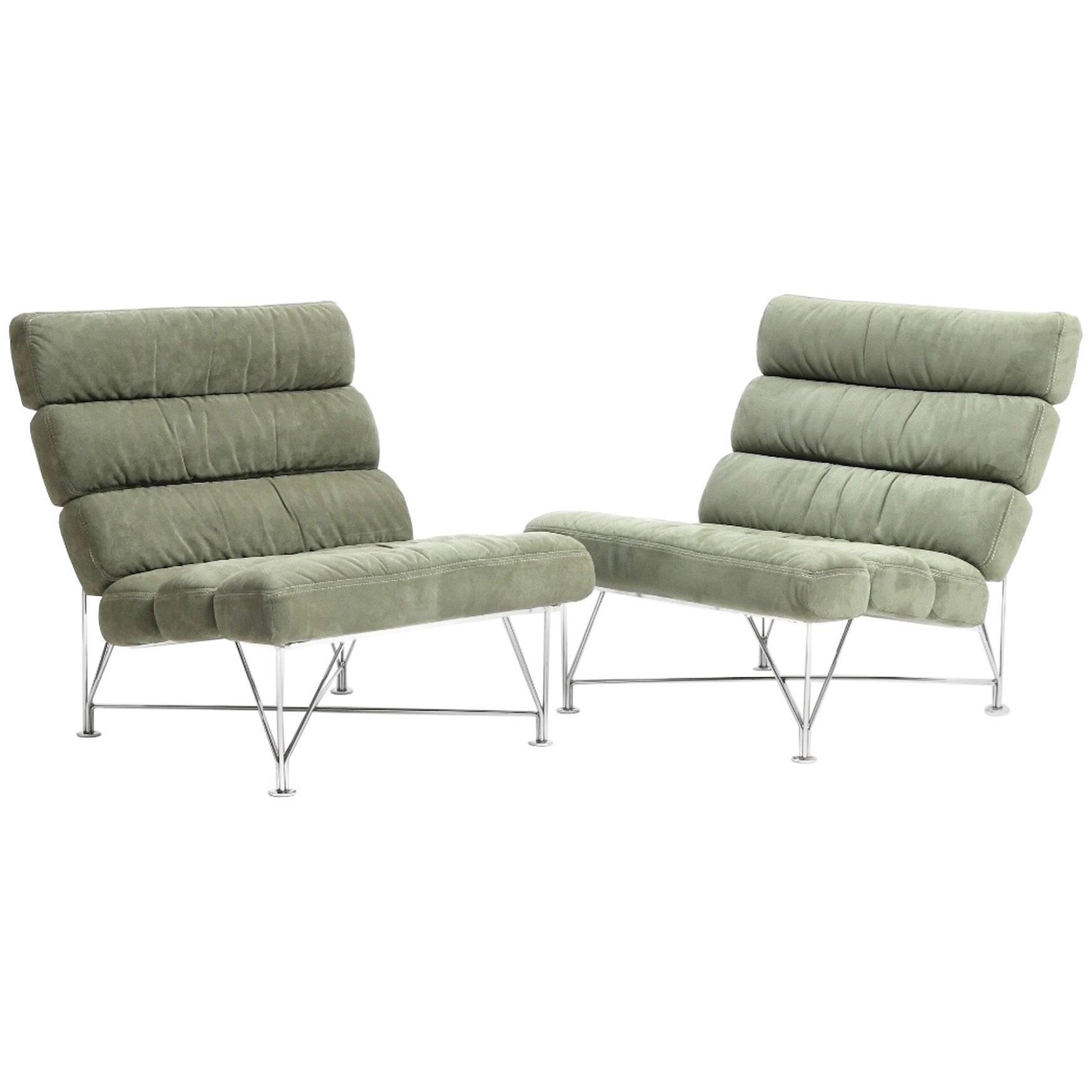Nice Pair of Spider Lounge Chairs by DUX