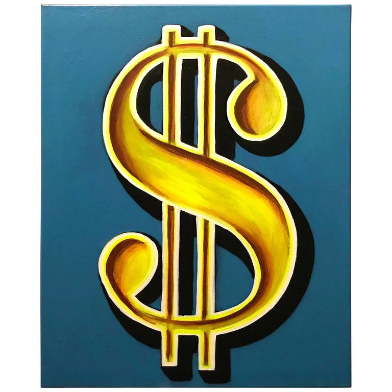dollar sign pop art