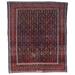 Antique Persian Malayer Rug with Traditional Modern Style
