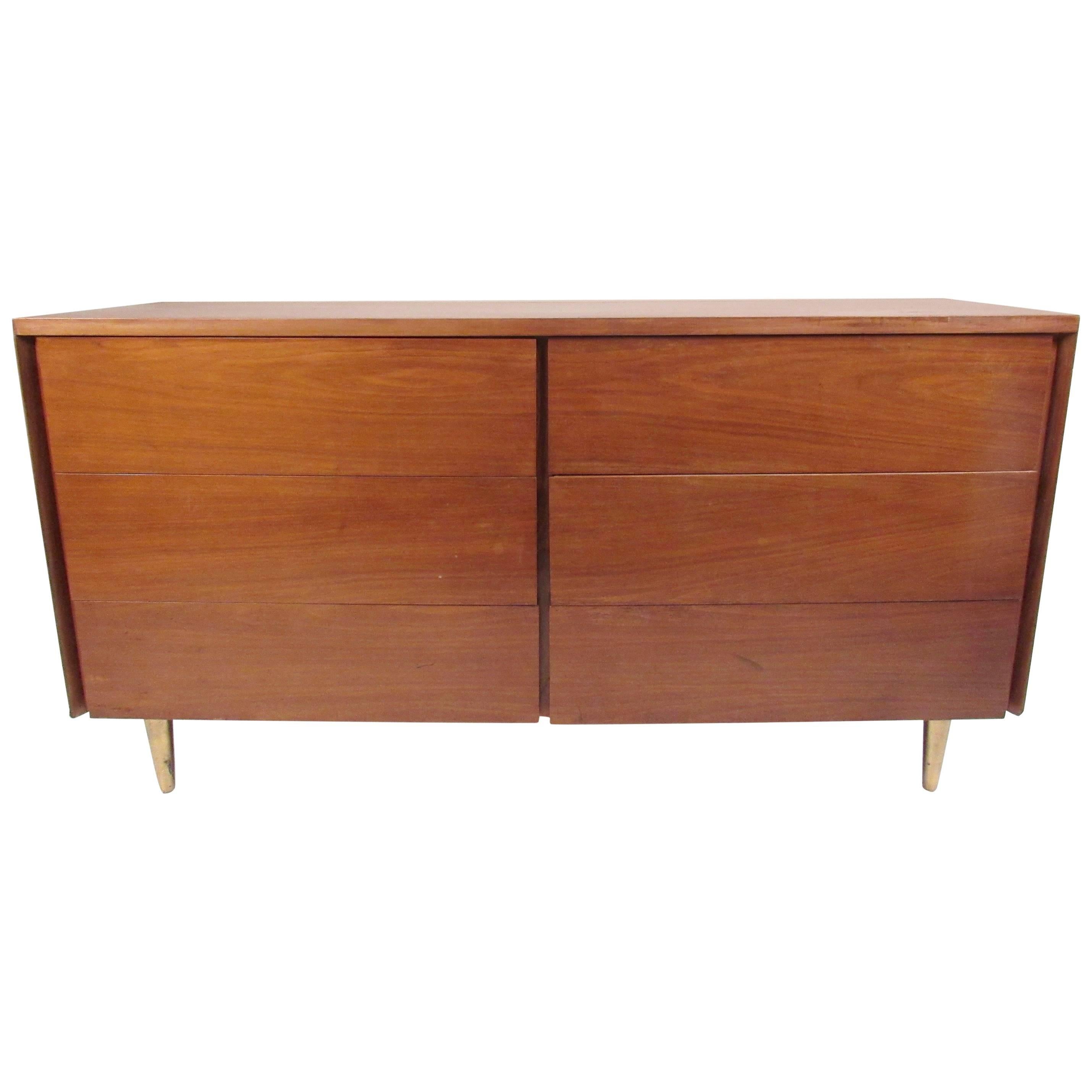 Mid-Century Modern Six-Drawer Dresser by John Stuart