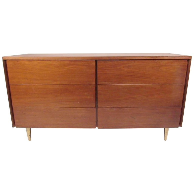 MidCentury Modern SixDrawer Dresser by John Stuart For Sale at