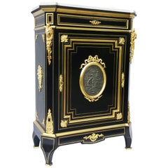 Historical Napoleon IV Cabinet in Boulle Style Signed by Sormani, France
