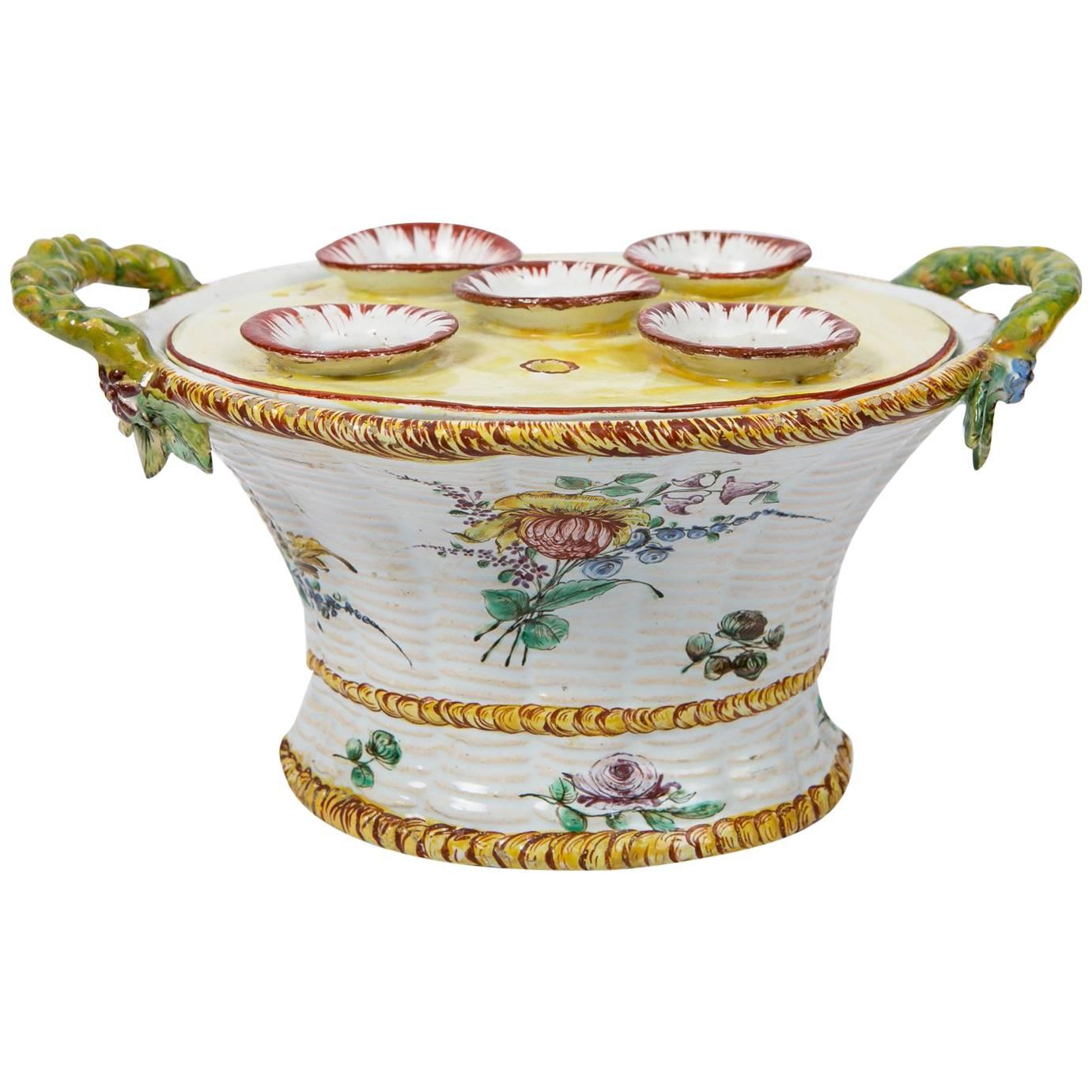 Faience Planter or Bough Pot Made in France circa 1820