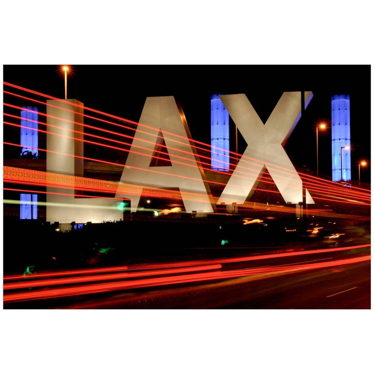 Color Print "Entrance to Los Angeles International Airport" by Gregg Felsen For Sale
