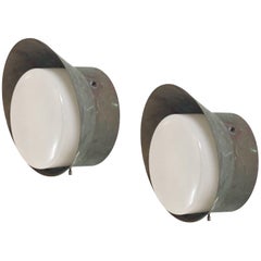 Pair of Outdoor Wall Lights by Falkenbergs, Sweden, 1970s