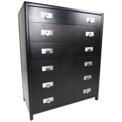 Moderne Vintage-Highboy-Kommode von Michael Taylor für Baker