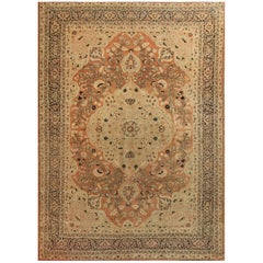 Antique Persian Tabriz Rug circa 1900