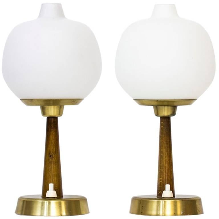 Scandinavian Modern Table Lamps by Hans Bergström for Ateljé Lyktan, Sweden