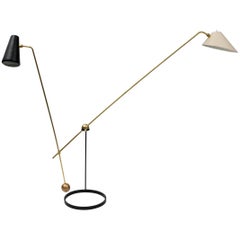 Pierre Guariche Equalibrium Floor Lamp for Disderot, France, 1950s