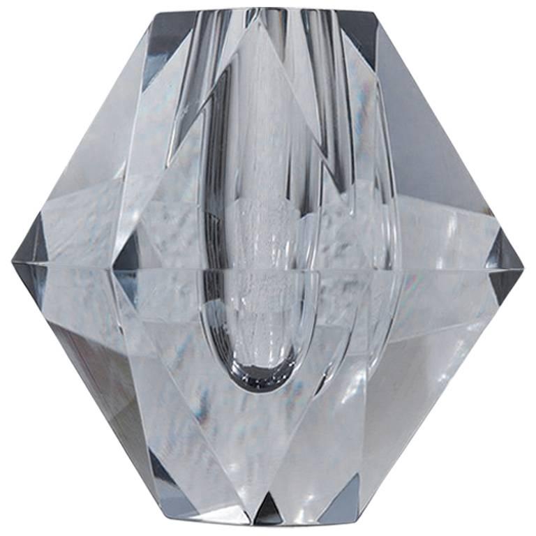 Scandinavian Modern Diamond Cut Glass by Strömbergshyttan, Sweden