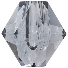 Verre taillé en diamant scandinave moderne de Strömbergshyttan:: Suède