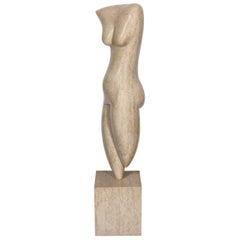 Marble Abstract Figural Sculpture by Oriani, Italy 1985