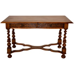 19th Century Oak Writing Table