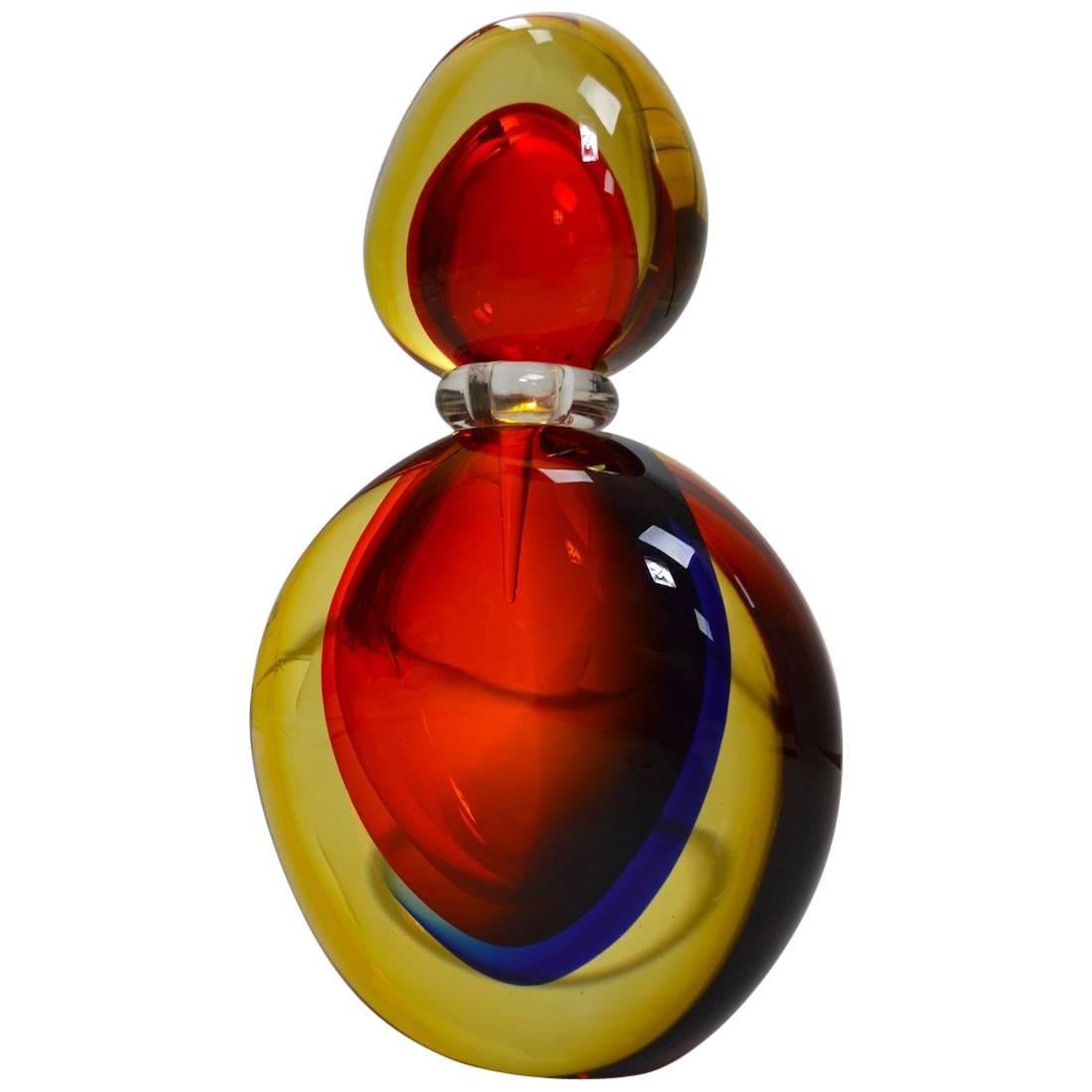 Murano Oggetti Sommerso Perfume Bottle