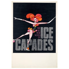 Tomi Ungerer, Vintage Ice Capades Poster, 1969