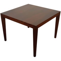 Danish Severin Hansen Rosewood Coffee Table for Haslev, 1960s