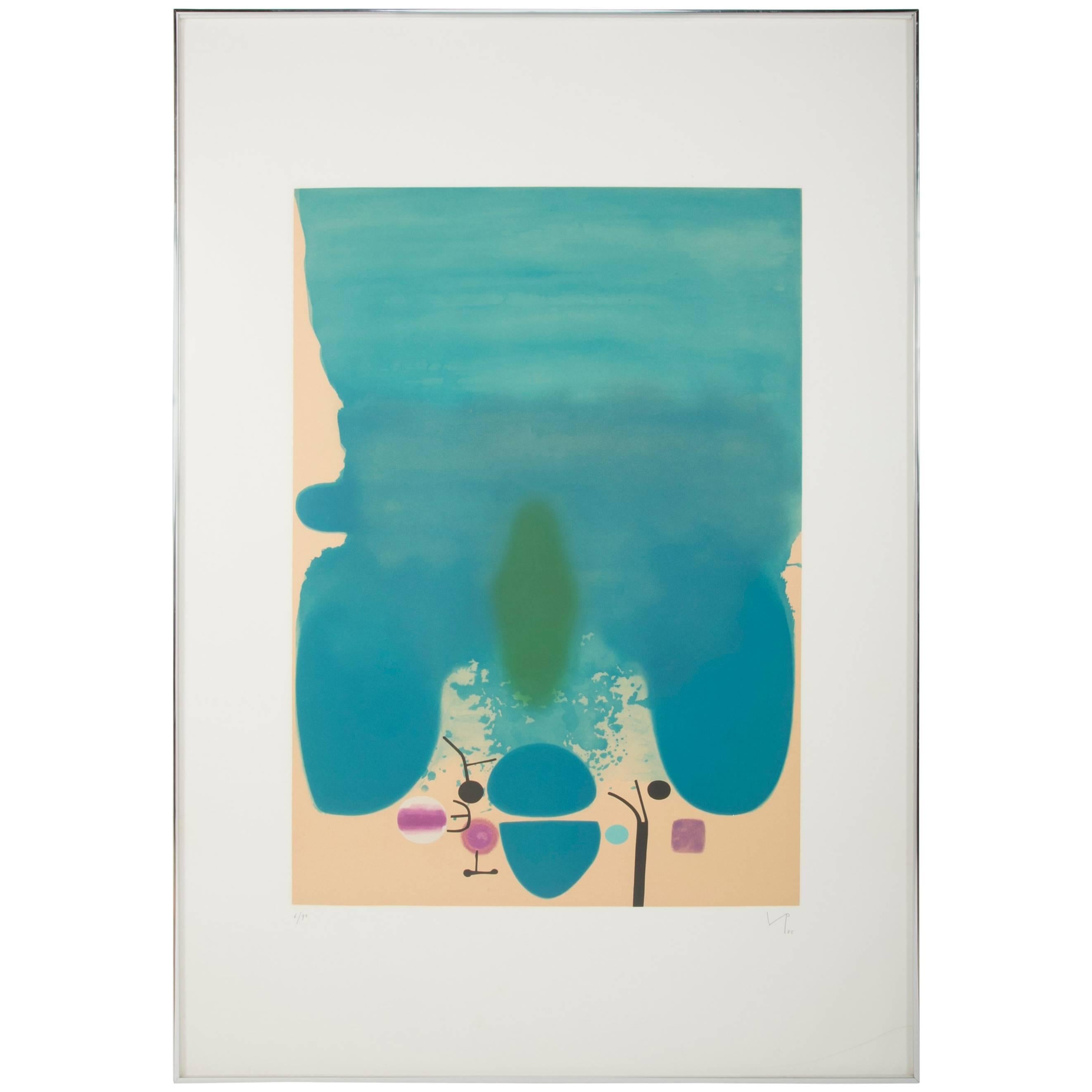 Lithograph "Anxious Moments" by Victor Pasmore