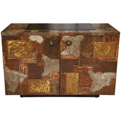 Paul Evans Welded Mixed Metal Cabinet