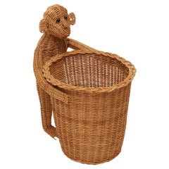 Mario Lopez Torres Monkey Waste Basket or Trash Can