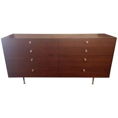 Iconic Large Mid-Century Modern Thin Edge Dresser by George Nelson