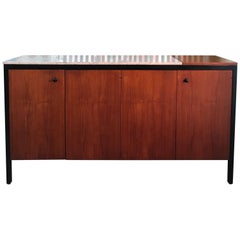 George Nelson Teak Marble Double Buffet, Herman Miller, 1959