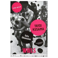 Vintage Yayoi Kusama Dots Exhibition Poster (Kusama) 