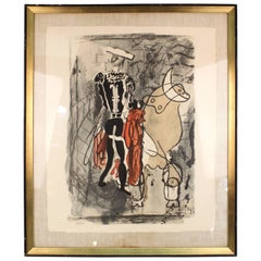 Vintage Framed Georges Braque Lithograph